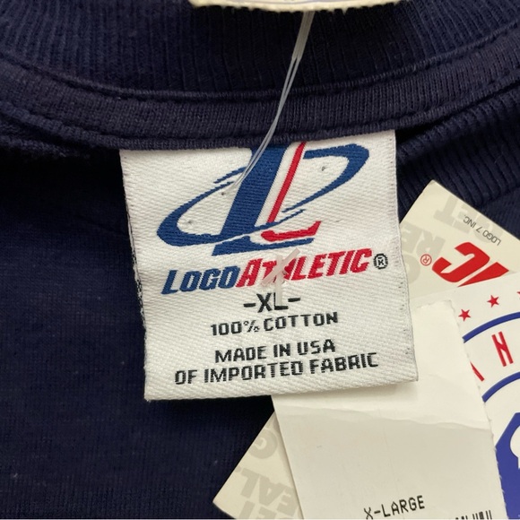 90s Vintage Logo Athletic MLB New York Yankees Athletic Club Graphic T Shirt NWT - Picture 5 of 5